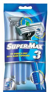 SUPERMAX TRIPLE BLADE DISPOSABLE RAZOR